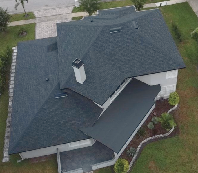 Residential roofing project
